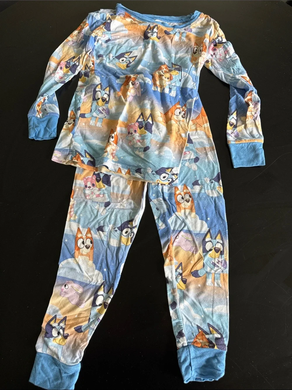 Little Sleepies Blue Cartoon Puppy Sleep Set
